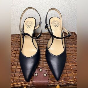 Vince Camuto Black Slingback Heels size 7.5
